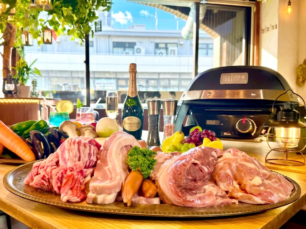 渋谷ガーデンルーム4F 持ち込みBBQコース