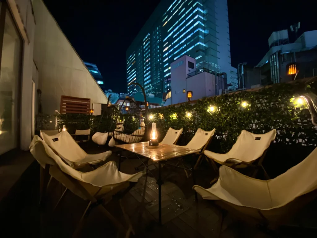 『渋谷ガーデンルーム４F』で！当店は貸切でのご利用で音響機器やマイク・プロジェクター・カラオケ・ゲーム機などが【無料】でご利用いただけます！