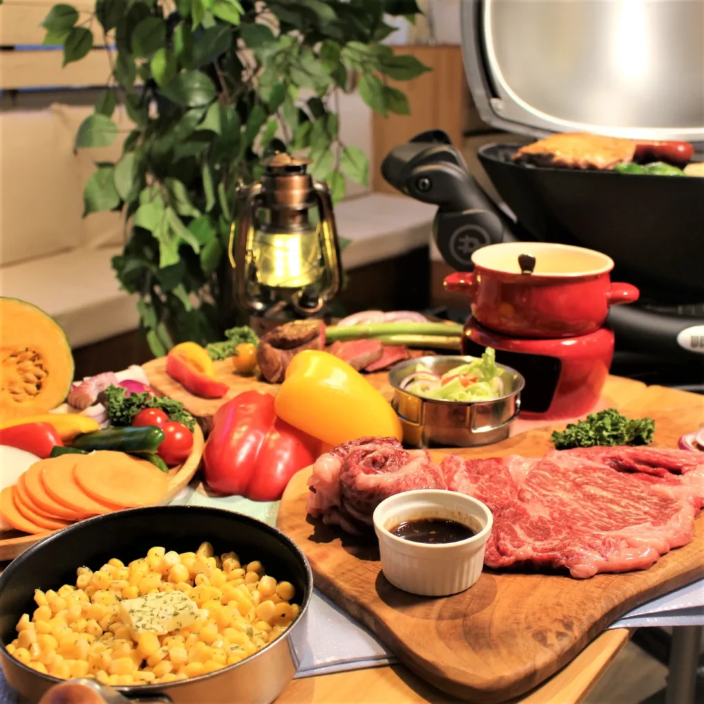 渋谷で貸切グランピングBBQするなら『渋谷ガーデンルーム4F』で!当店は室内BBQですので天候関係なくお楽しみいただけます!貸切にすると音響機器やマイク・プロジェクター・カラオケ・ゲーム機が【無料】でご利用いただけます!