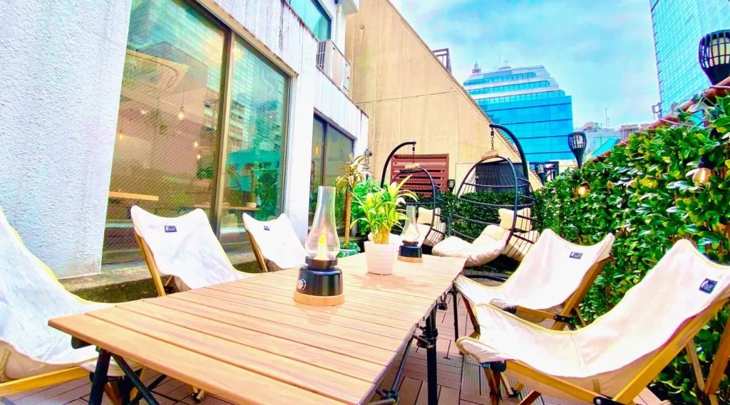 渋谷×貸切×同窓会「渋谷ガーデンルーム４F」昼テラス2