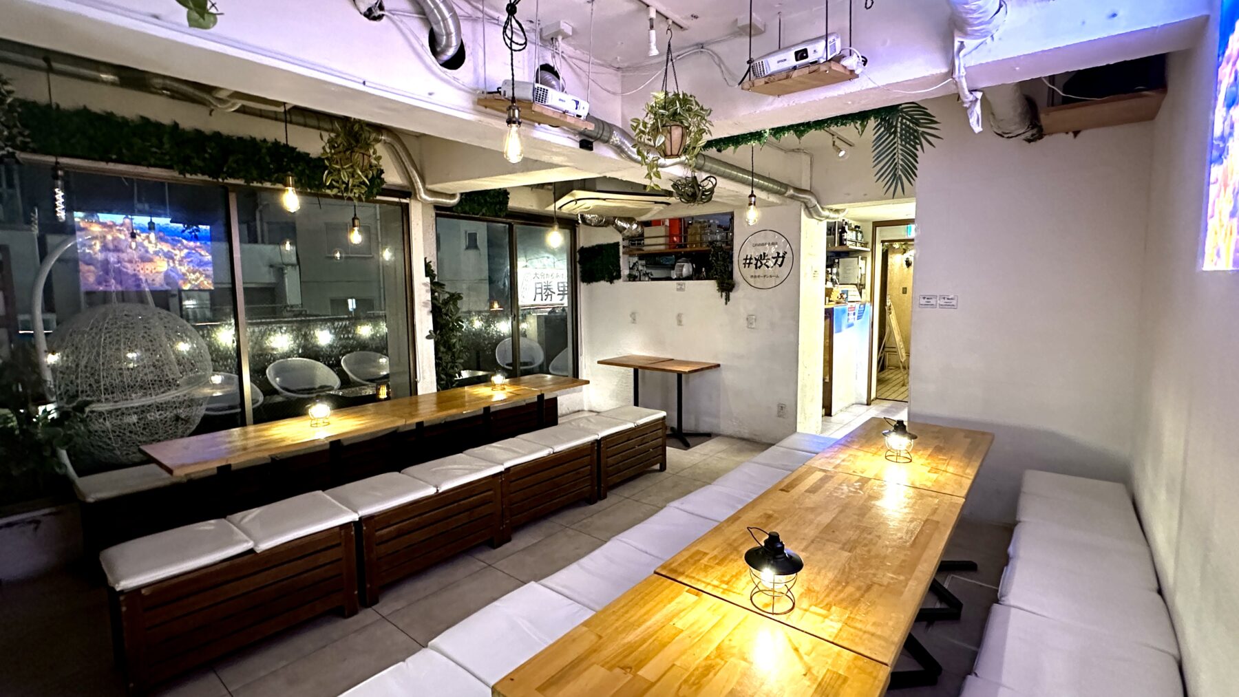 〈渋谷×イベント会場〉渋谷ガーデンルーム4F 夜内観