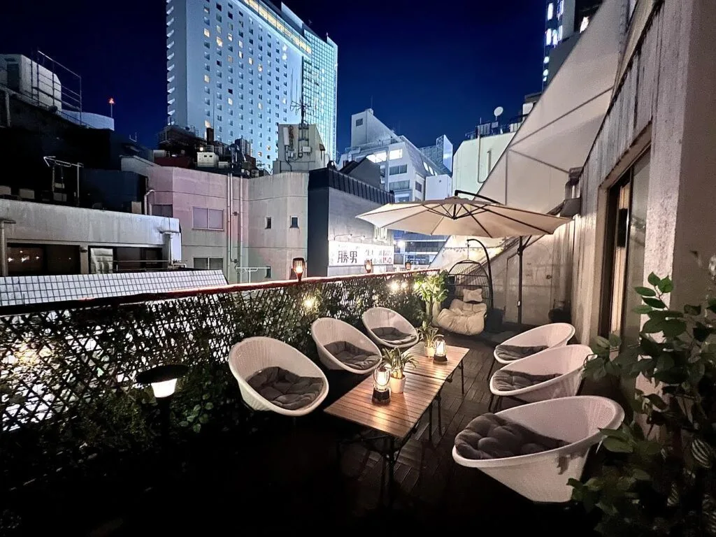 渋谷駅徒歩2分の会場でナイトBBQ！BBQするならやっぱり夜がおすすめ♪貸切利用で豪華なオプション使い放題！ナイトBBQするなら『渋谷ガーデンルーム4』