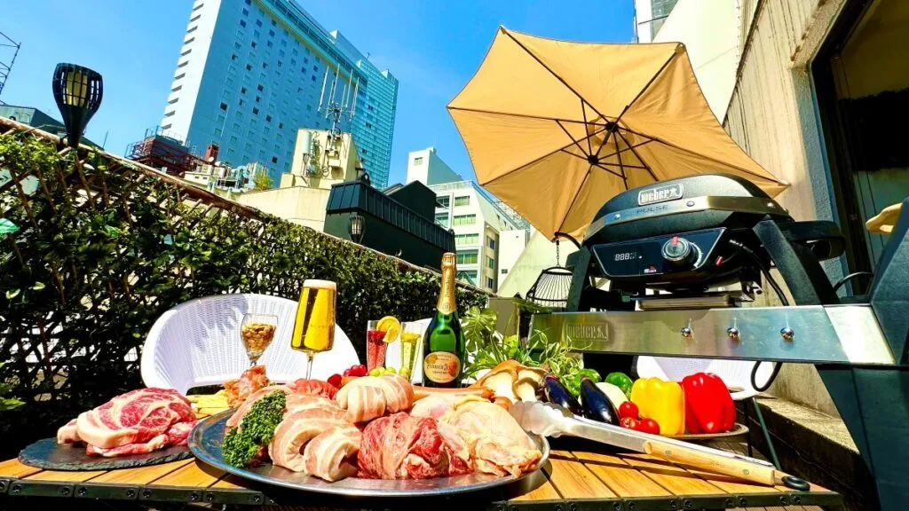 渋谷の手ぶらBBQって何が含まれてる？