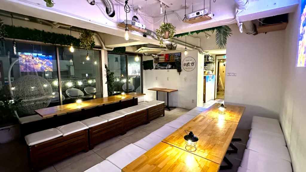 〈少人数貸切〉貸切BBQ＆パーティー会場「渋谷ガーデンルーム」夜内観２